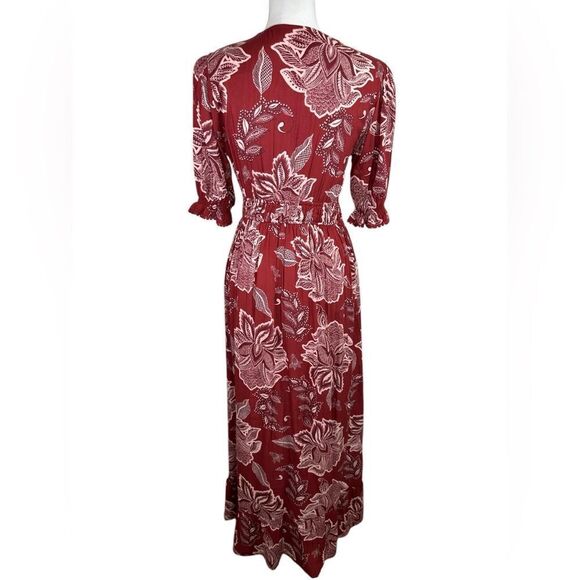 Sal Rosa Bali Maxi Dress Red Size S - Picture 4 of 12